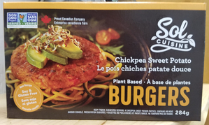 Frozen Burger - Chickpea Sweet Potato (Sol Cuisine)